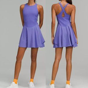 Lululemon Court Crush Dress Charged Indigo sz 8 NEW Women's Athleisure Tennis
